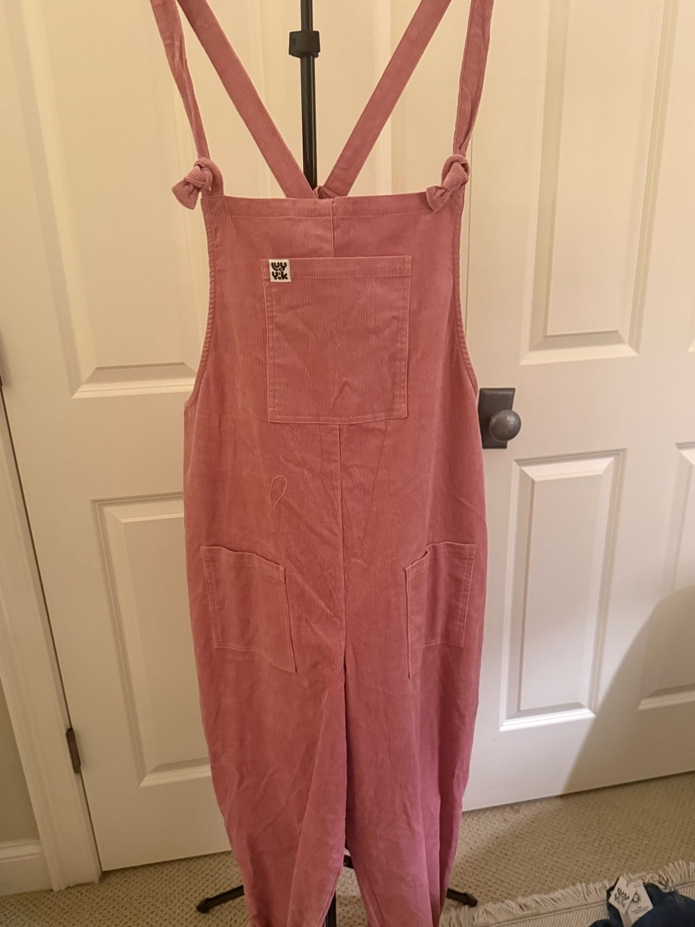 Lucy & Yak Dusty Rose Corduroy Overalls Jumpsuit